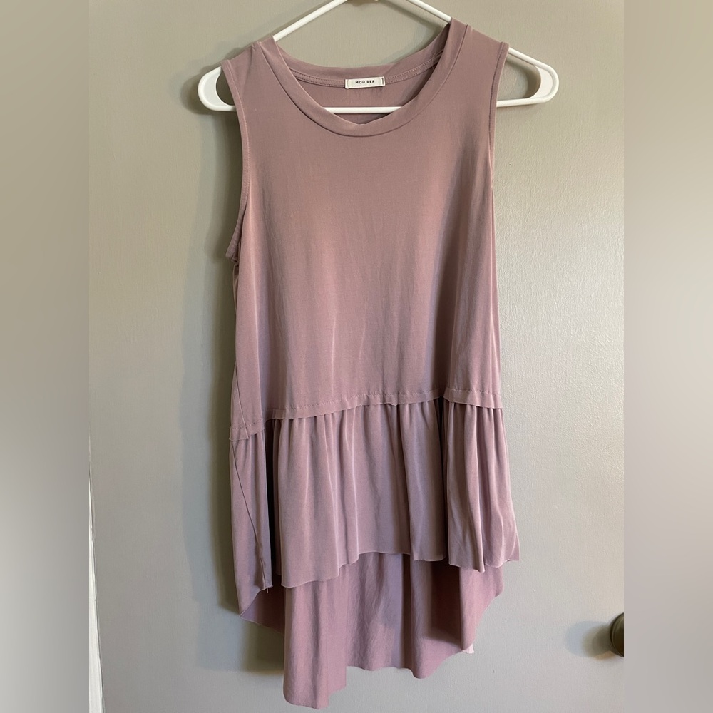 Mod Ref Dusty Rose Sleeveless Top